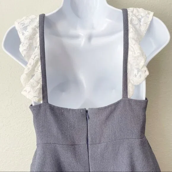 Line + Dot ciel top ruffle strap tie front flowy tank top XS - Picture 8 of 11